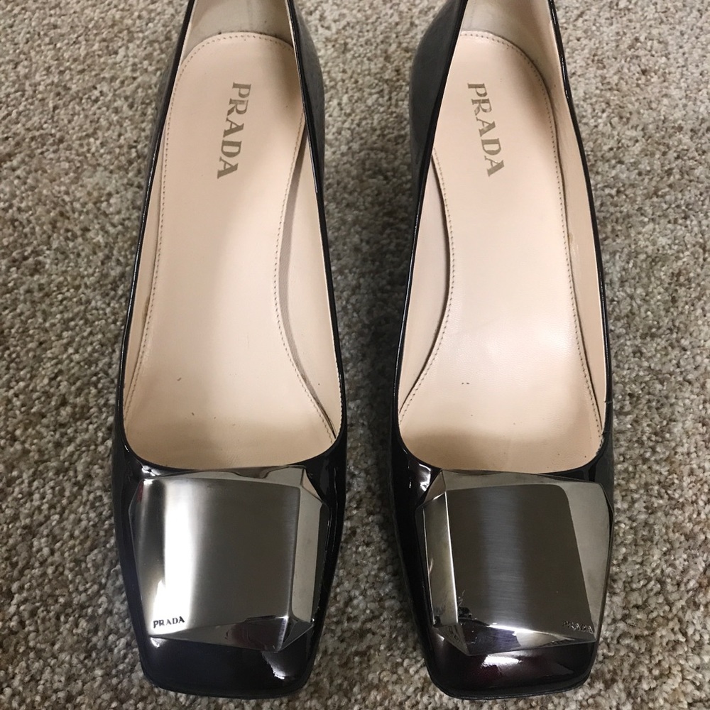 Prada burgundy Heels